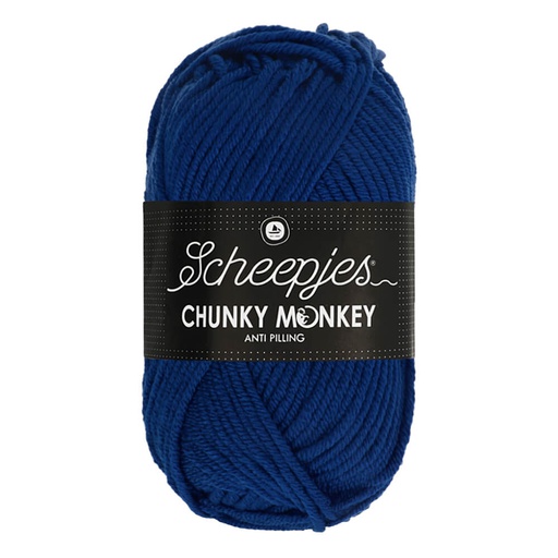 [CHU500#1117] Scheepjeswol "Chunky Monkey", 5x100g, 100% Acryl, naald 5.0, kleur 1117 Royal