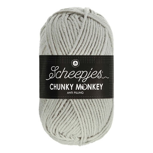 [CHU500#1203] Scheepjeswol "Chunky Monkey", 5x100g, 100% Acryl, naald 5.0, kleur 1203 Pale