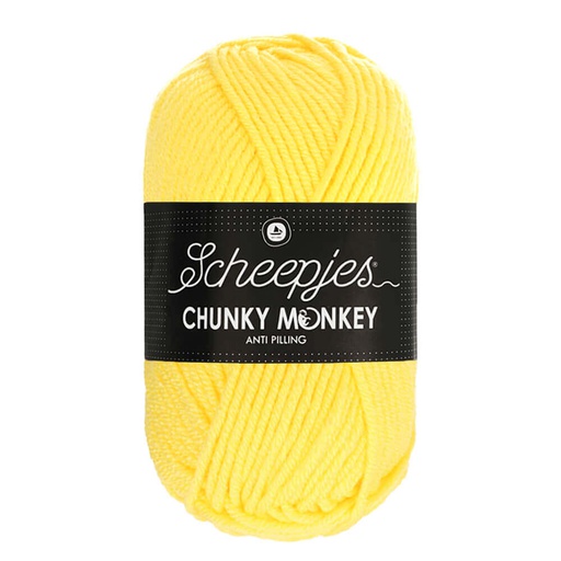 [CHU500#1263] Scheepjes Chunky Monkey 5x100g - 1263 Lemon