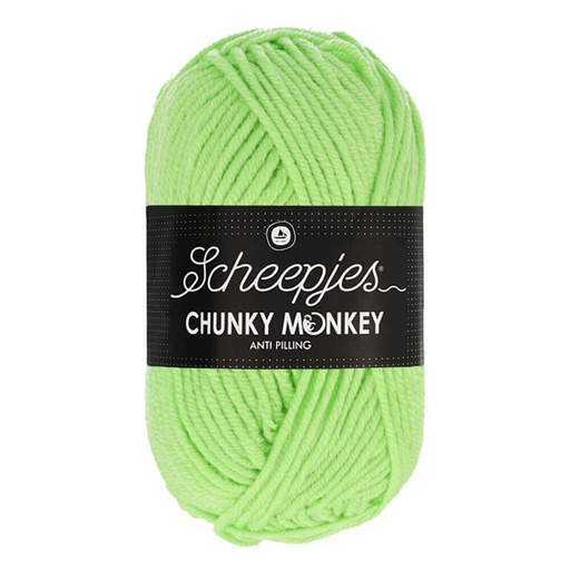 [CHU500#1316] Scheepjeswol "Chunky Monkey", 5x100g, 100% Acryl, naald 5.0, kleur 1316 Pistachio