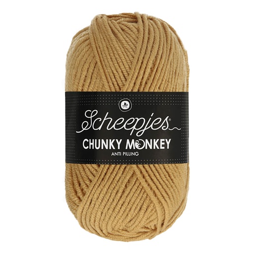 [CHU500#1420] Scheepjeswol "Chunky Monkey", 5x100g, 100% Acryl, naald 5.0, kleur 1420 Mellow