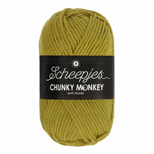 [CHU500#1712] Scheepjeswol "Chunky Monkey", 5x100g, 100% Acryl, naald 5.0, kleur 1712 Bumblebee