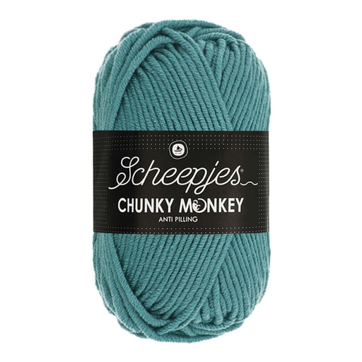 [CHU500#1722] Scheepjeswol "Chunky Monkey", 5x100g, 100% Acryl, naald 5.0, kleur 1722 Carolina