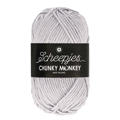 [CHU500#1724] Scheepjeswol "Chunky Monkey", 5x100g, 100% Acryl, naald 5.0, kleur 1724 Heather