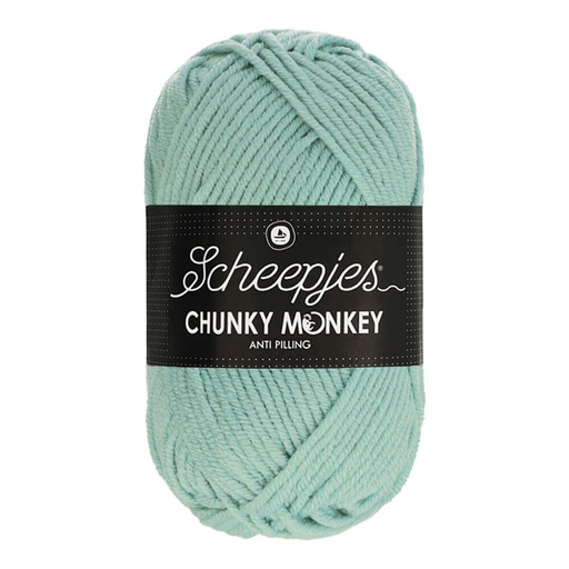 [CHU500#1820] Scheepjeswol "Chunky Monkey", 5x100g, 100% Acryl, naald 5.0, kleur 1820 Mist