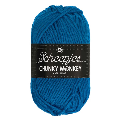 [CHU500#2011] Scheepjeswol "Chunky Monkey", 5x100g, 100% Acryl, naald 5.0, kleur 2011 Ultramarine