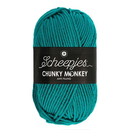[CHU500#2015] Scheepjeswol "Chunky Monkey", 5x100g, 100% Acryl, naald 5.0, kleur 2015 Ocean