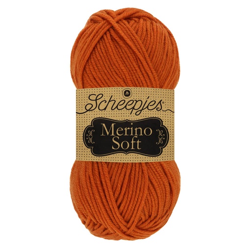 [MER500#619] Scheepjeswol "Merino Soft", 10x50g, 50% merino/25% microvezel/25% acryl, naald 4.0-5.0, kleur 619 Gauguin
