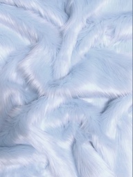 [W160#13] Peluche, largeur 150cm Bleu clair
