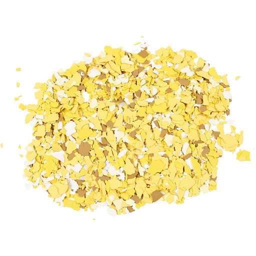 [CR24592] Flocons de Terrazzo, jaune, 90 gr/ 1 boîte