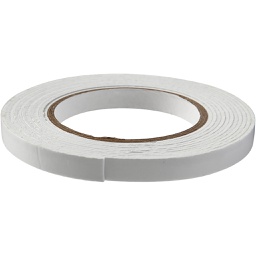 [CR24648] 3D foam tape, B: 12 mm, dikte 2 mm, 5 m/ 1 rol