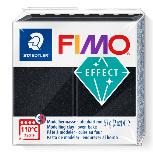 [S8010E#91] Fimo effect metallic 57 g gris acier