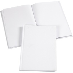 [CR26353] Notitieboekje, wit, A5, dikte 8 mm, 80 gr, 1 stuk