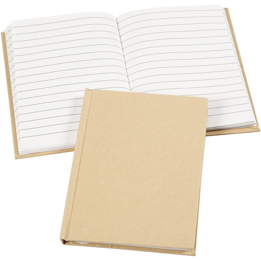 [CR264570] Cahier de notes, A6, 60 gr, brun, 1 pièce