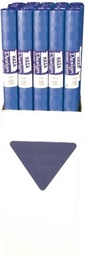 [3910#18] Tafelpapier Haza Damastprint, breedte 1,20 m - 8m - Donkerblauw