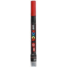 [CR271040] Posca Marker, rood, afm PCF350, lijndikte 1-10 mm, kwast, 1 stuk