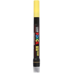 [CR271044] Posca Marker, geel, afm PCF350, lijndikte 1-10 mm, kwast, 1 stuk
