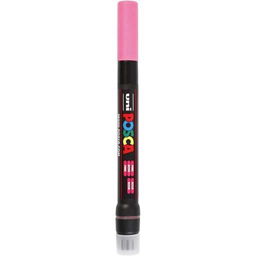 [CR271056] Posca Marker, roze, afm PCF350, lijndikte 1-10 mm, kwast, 1 stuk