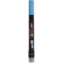 [CR271057] Posca Marker, lichtblauw, afm PCF350, lijndikte 1-10 mm, kwast, 1 stuk