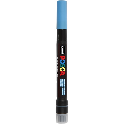 [CR271057] Marqueur Posca, dim. PCF350, trait 1-10 mm, bleu clair, 1 pièce