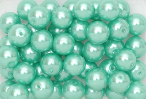 [P12#628] Perles de Cire , 10mm, 200gr, Vert clair