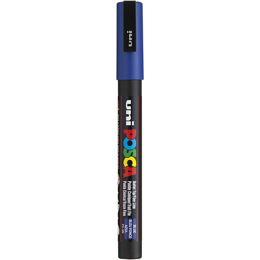 [CR274041] Posca verfstift PC3M Fijne conische punt - Donkerblauw