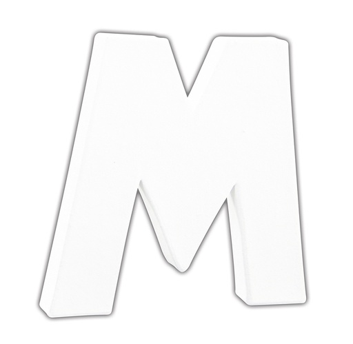 [DE-ABC#742] Décopatch lettre "M", 12cm