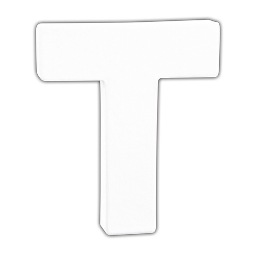 [DE-ABC#749] Décopatch lettre "T", 12cm