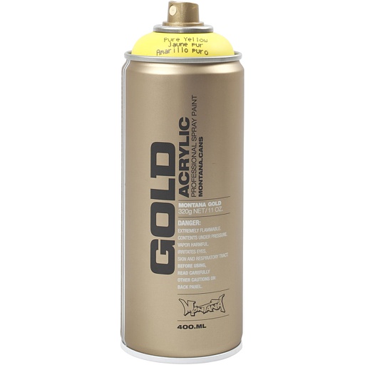 [CR35010] Spray verf, geel, 400 ml