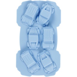 [CR37132] Silicone vormen, lichtblauw, auto's, 12,5 ml, 1 stuk