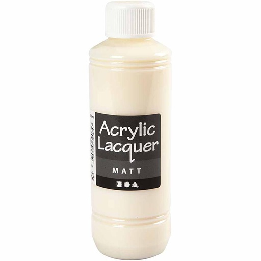 [CR39262] Vernis acrylique, mate, 250 ml/ 1 flacon