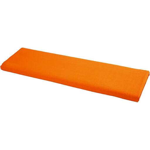 [CR44082] Tissu, L: 145 cm, 140 gr, orange, 10 m/ 1 rouleau